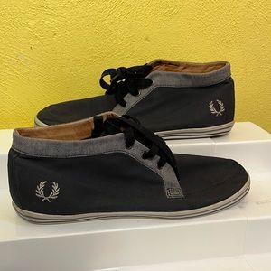 fred perry grey pumps